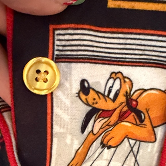 Disney Black Multicolor Character Pajama Set - Picture 6 of 11